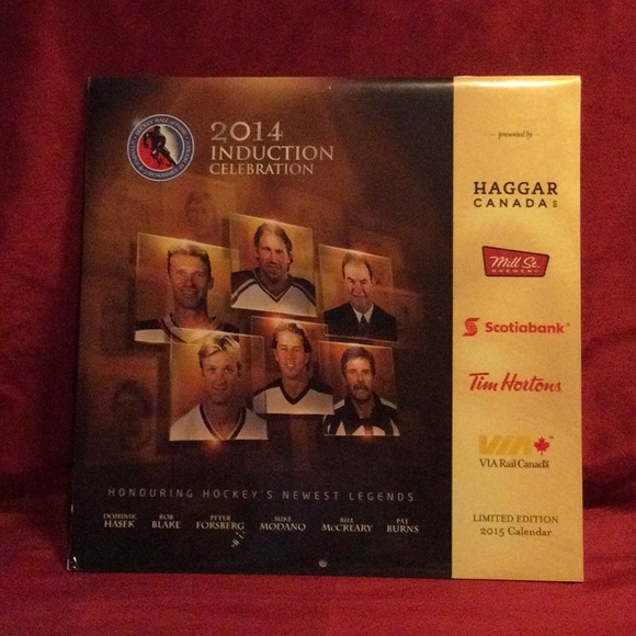 2015 Calendar of Hockey Hall of Fame 2014 Induction Ceremony - Picture 1 of 6